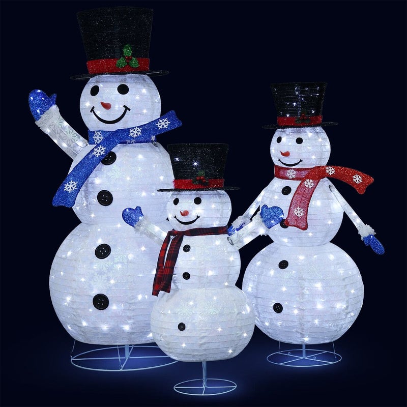 3Pcs Kit Make Snowman Crafts, Ornaments, Christmas Gifts for Kids