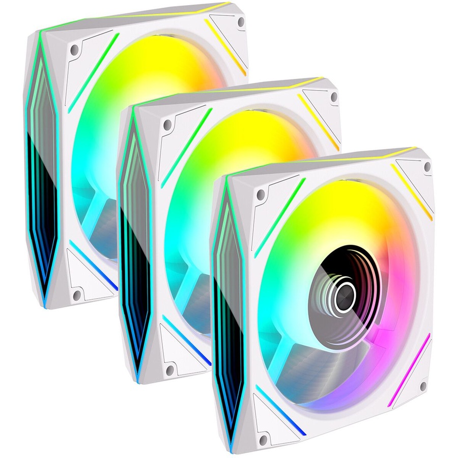 Buy 3Pcs PC CPU Case Fan Cooler DC 12V ARGB Cooling Computer System ...