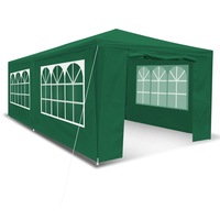 3x6M Outdoor Party Wedding Tent Canopy Gazebo with Walls Green