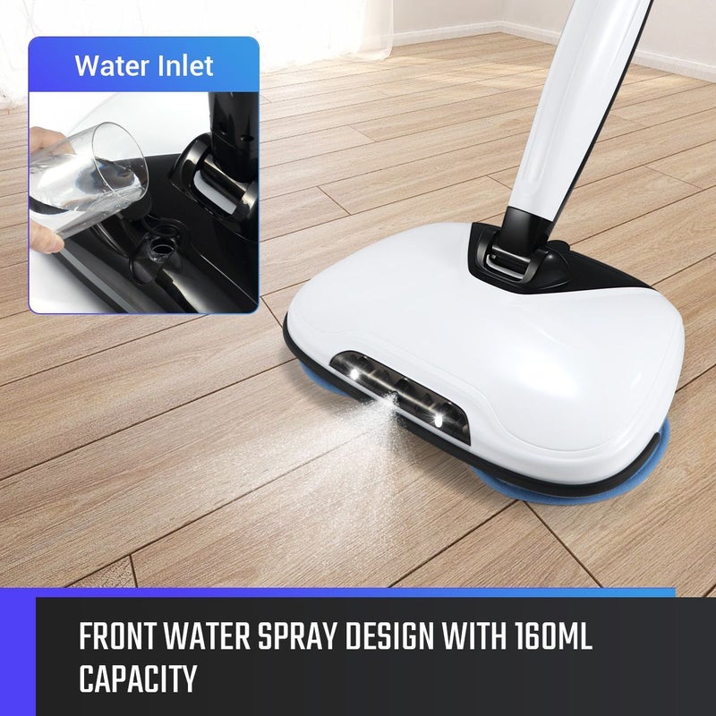 4 In 1 Cordless Electric Mop Spin Floor Cleaner Polisher Waxing Sweeper  Scrubber