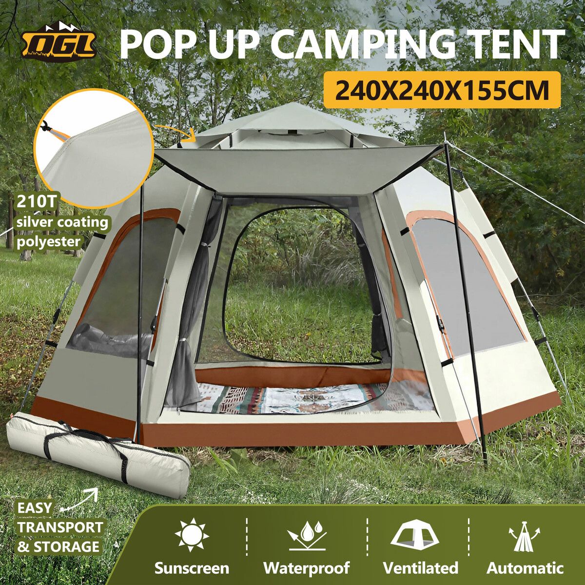 Pop up 2025 family tent