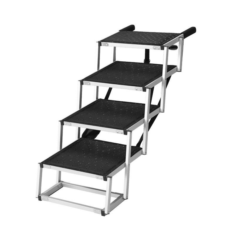 Buy 4 Steps Dog Cat Ramp Stairs Folding Pet Ladder for Car Couch Truck