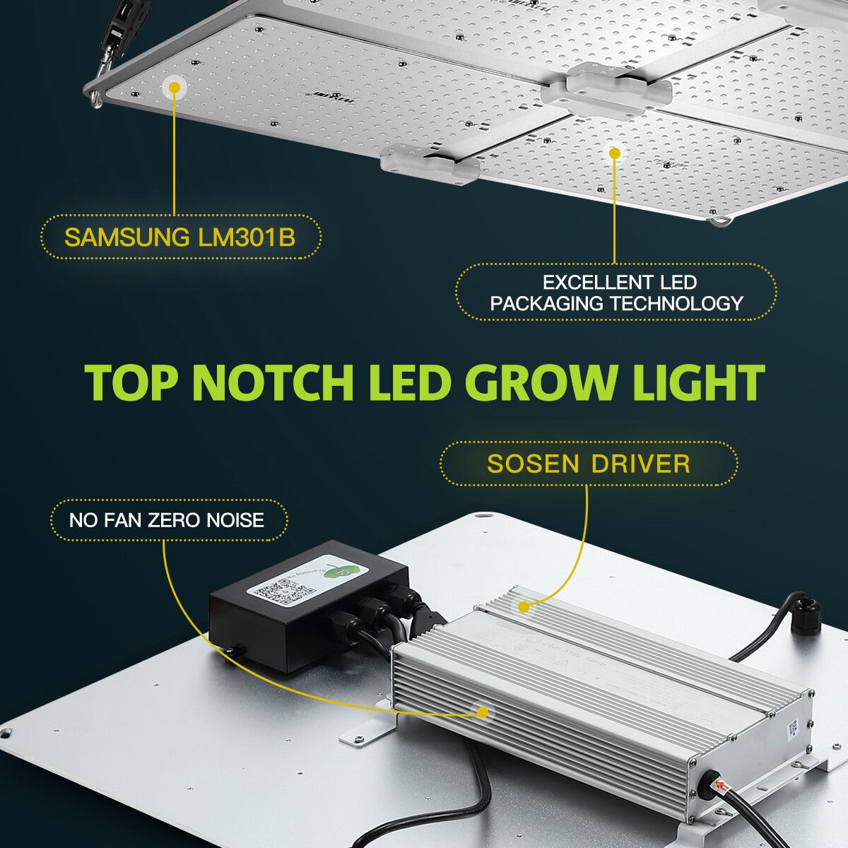 Wireless shop grow light