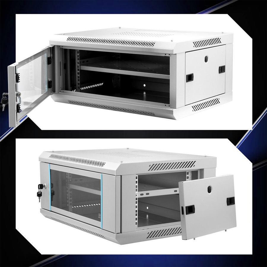 Buy 4U Network Server Cabinet Wall Mount Data Rack Enclosure 19 Inch ...
