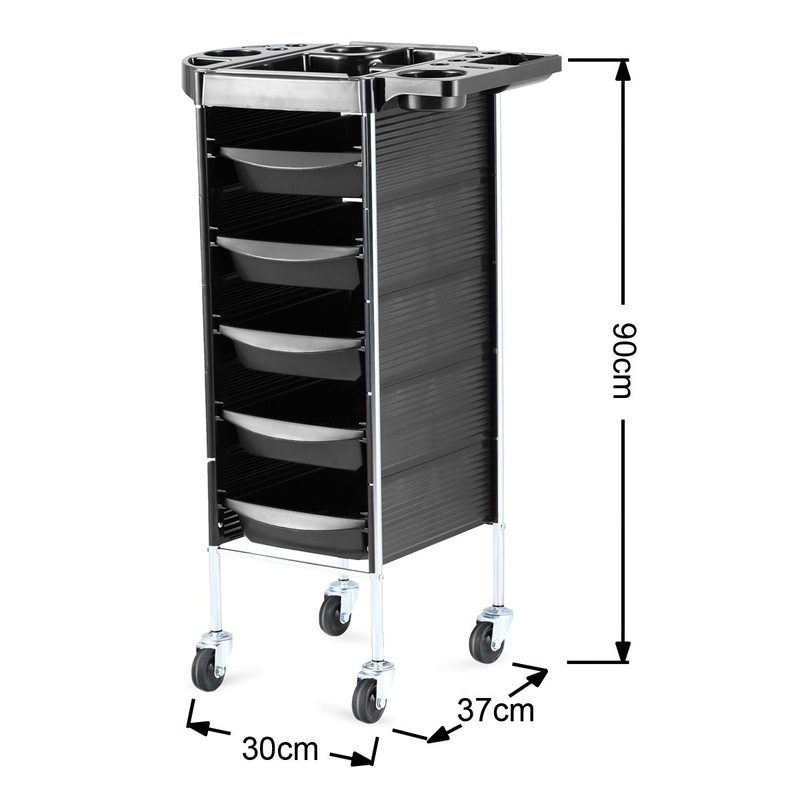 Buy 6 Tiers Hairdressing Storage Trolley Beauty Salon Rolling Cart 5
