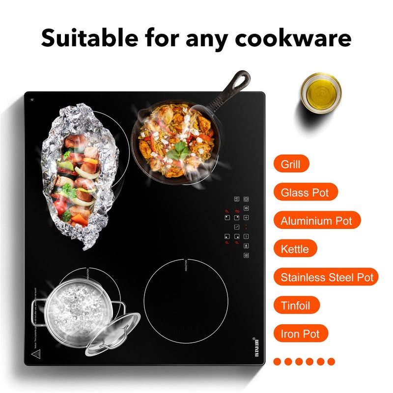 Buy 60cm Induction Cooktop Electric Cooker Stove Hob Burner Ceramic ...