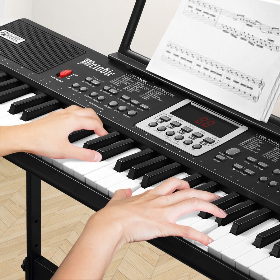 Buy 61 Key Electronic Keyboard Portable Standard Piano Music Instrument ...