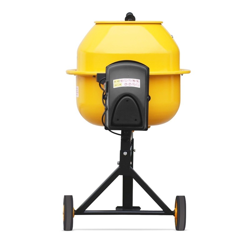 Buy 63L Portable Cement Mixer Electric Waterproof HeavyDuty Concrete Mixer with Double Blades