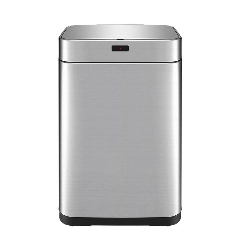 75l Dual Rubbish Bin Recycling Kitchen Waste Trash Garbage Can Motion 