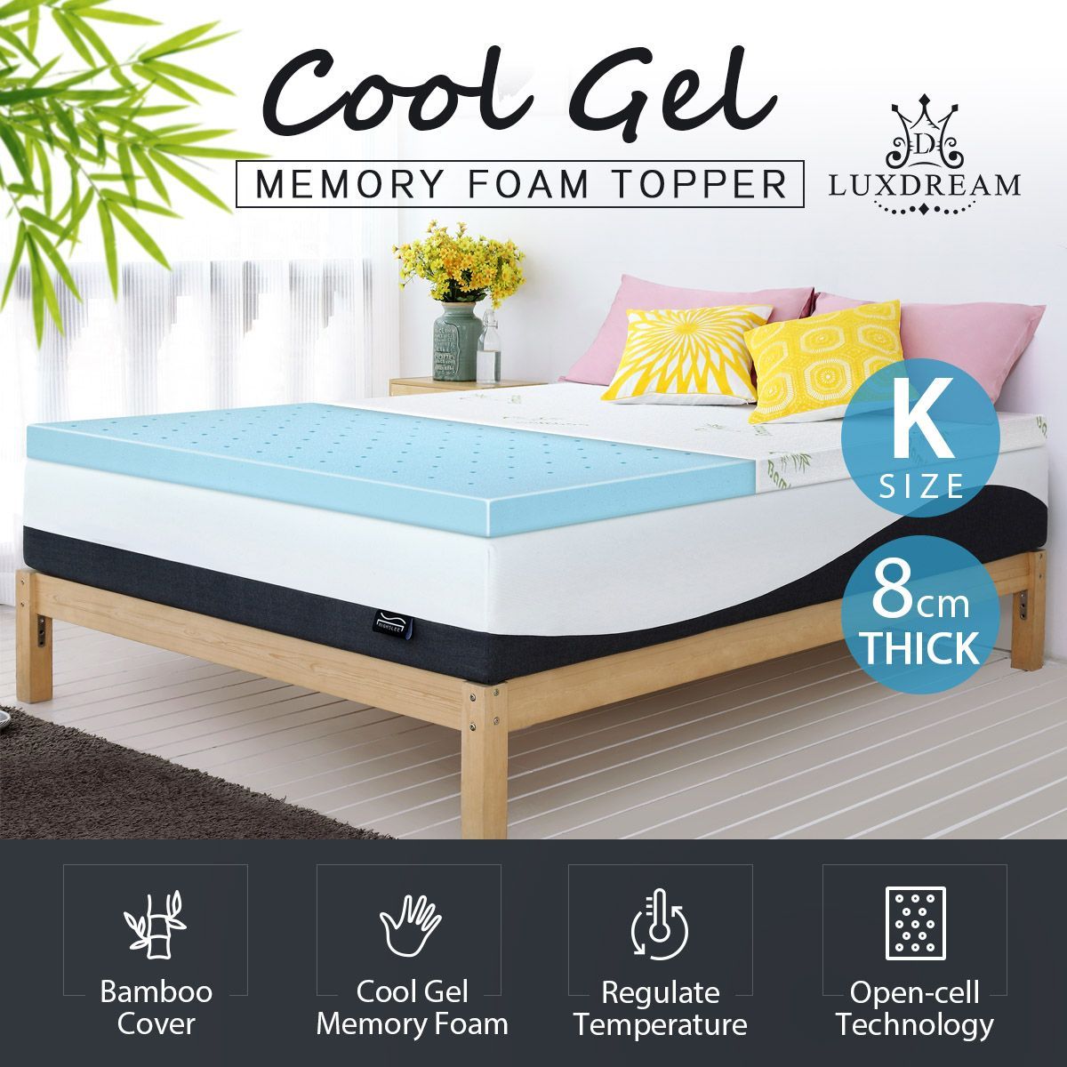 koala bamboo mattress topper