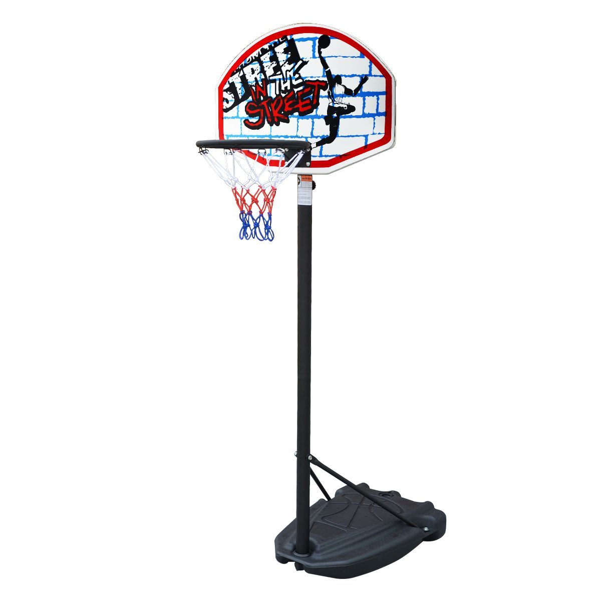 1.4m 1.9m Height Adjustable Portable Basketball System