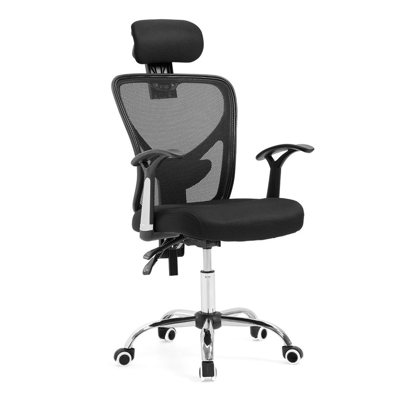 Buy Reclining Mesh Ergonomic office computer chair Black MyDeal