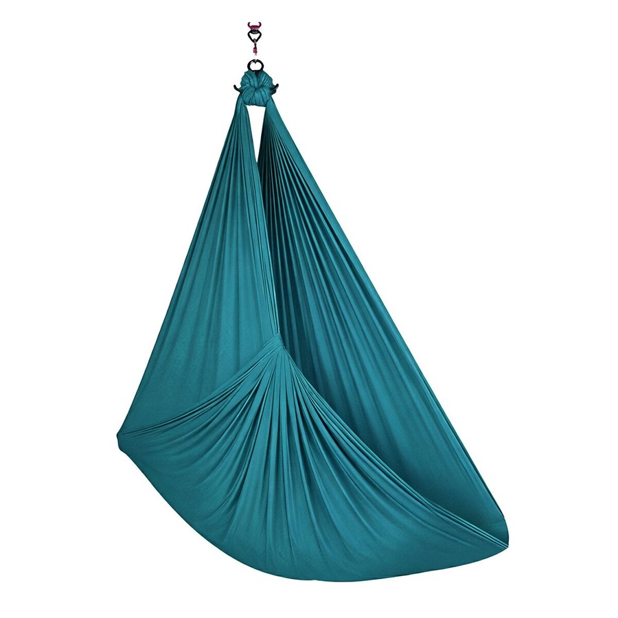 Aerial Silk Yoga Swing Hammock Starter Kit 8x2.8m Trapeze Inversion Exercise Gymnastics Antigravity Acrobatic Flying Strength Trainer Home Gym Workout