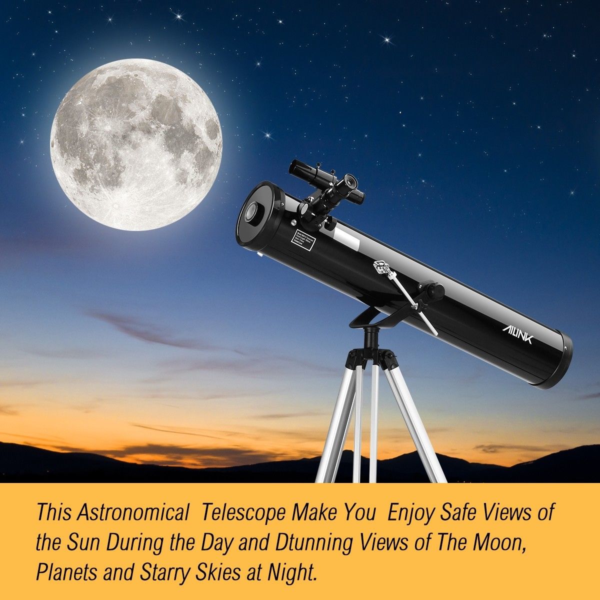 black telescope black telescope