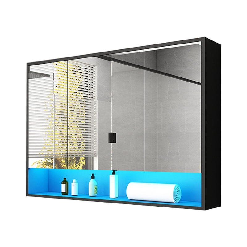 Buy Bathroom Mirror LED Lighted Wall Storage Medicine Shaving