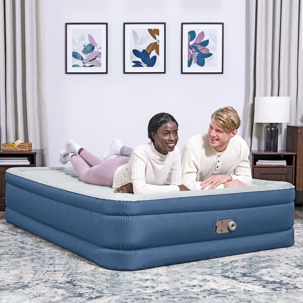 Bestway queen size air bed sale