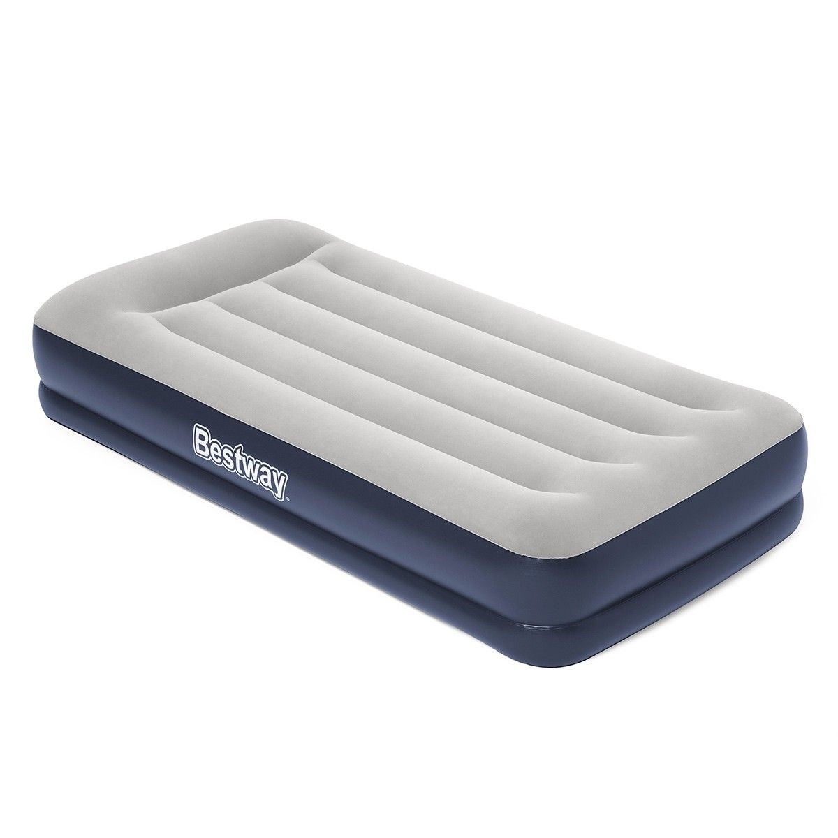 Bestway Inflatable Bed Single Size Air Mattress with Builtin Pump and