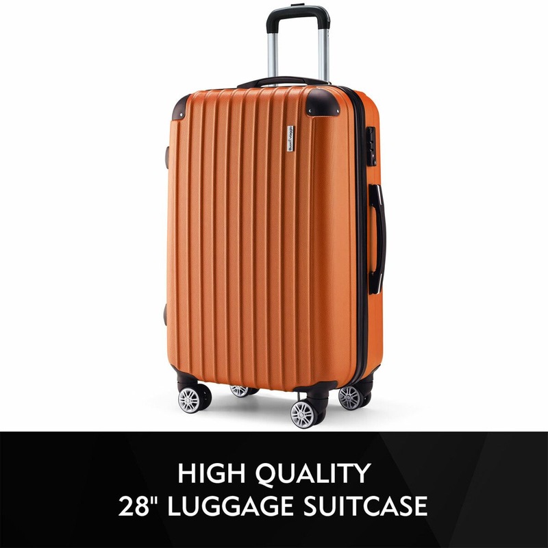 Buy Carry On Luggage Suitcase Travel Travaller Bag Hard Shell Case