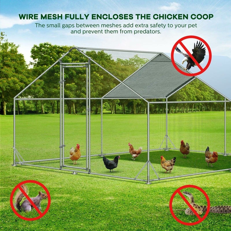 Buy Chicken Coop Run Chook Pen Walk In Shelter Rabbit House Hutch Cat ...