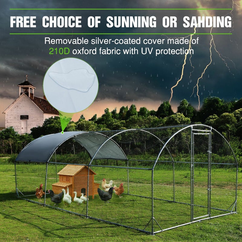 Buy Chicken Run Coop Walk In Chook Shelter Pen Rabbit Hutch Dog Cat ...