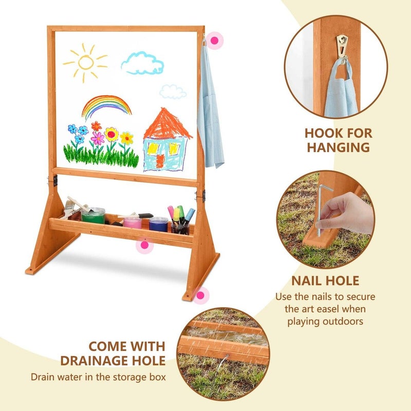 Kids Outdoor Acrylic Painting Easel