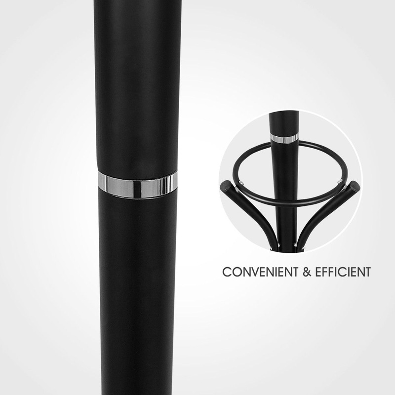 Buy Classic Style Metal Coat Hanger Vintage Jacket Stand Rack Black