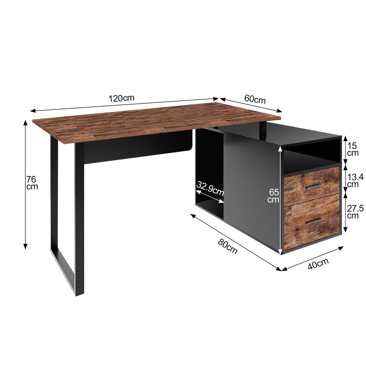 Computer shelving online unit