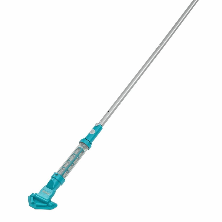 Cordless Pool Vacuum Cleaner Above Ground Swimming Pools Battery Suction Portable Cleaning Kit Handheld Stick Adjustable Lightweight Pole Bestway