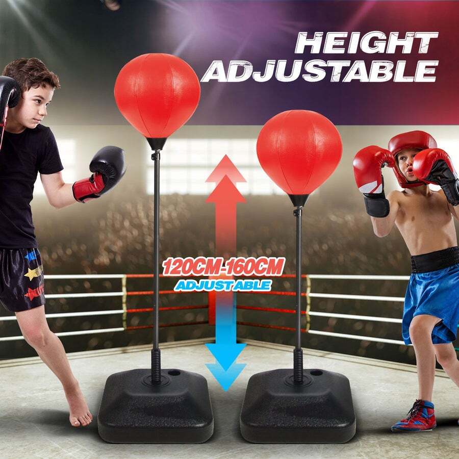 Buy 160CM Speed Ball Boxing Punching Bag Stand Set Height Adjustable
