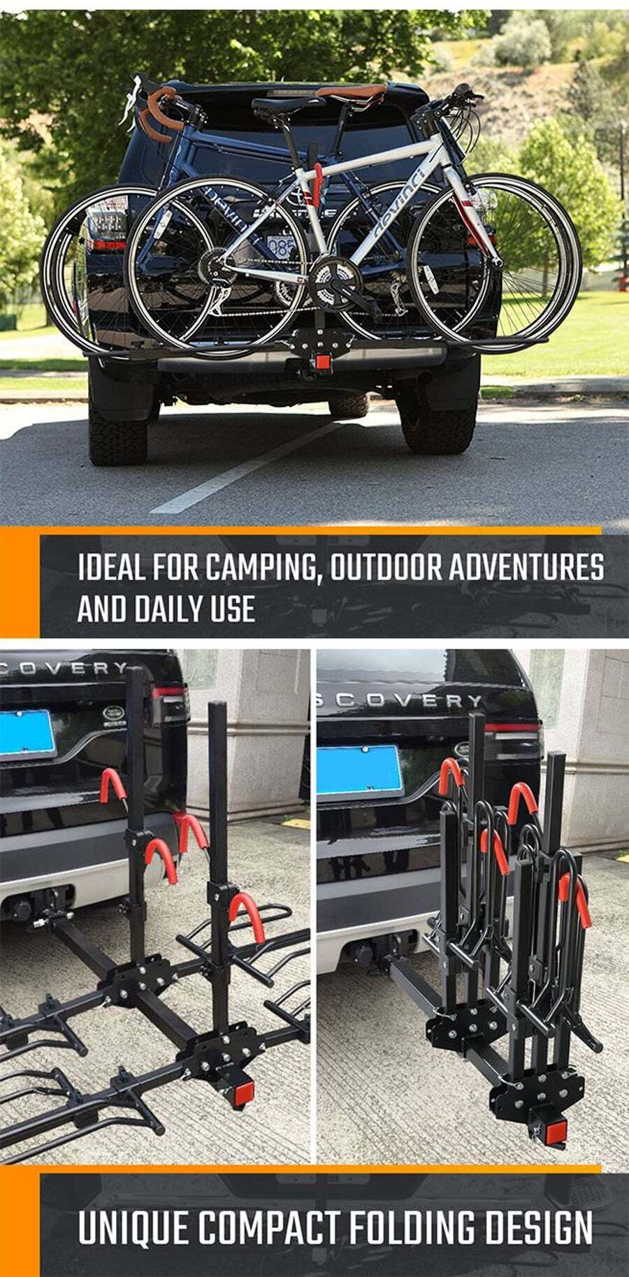 rucRak  All-in-One Jeep Wrangler Bike Rack & Cargo Carrier