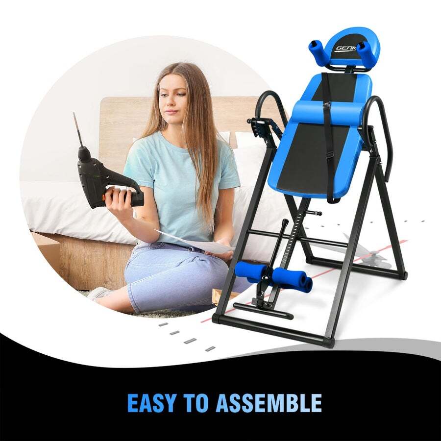 Buy Genki Inversion Table Back Stretching Gravity Inverter Exercise ...