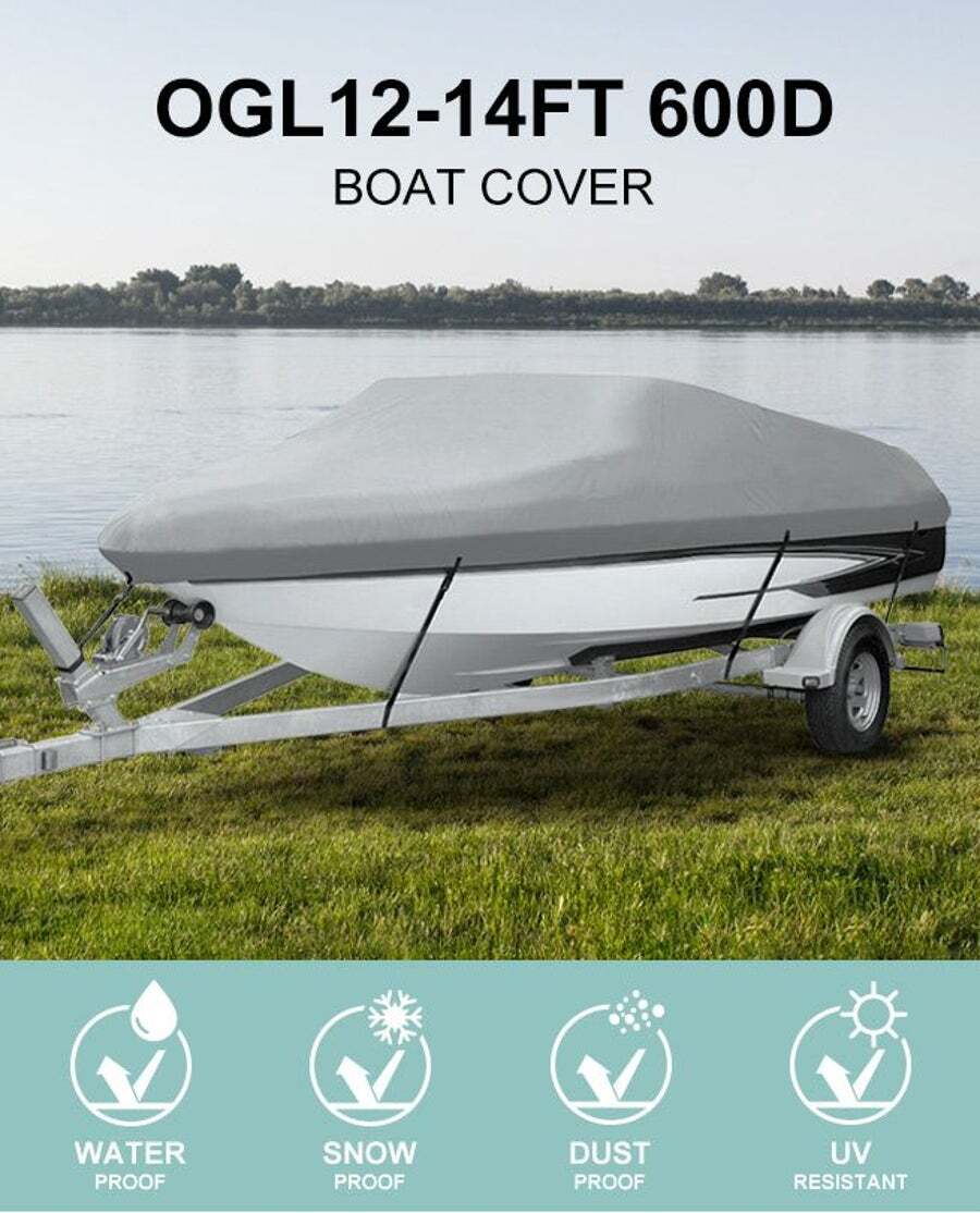 Buy OGL 12 14 ft Trailerable Boat Cover Waterproof Marine Grade