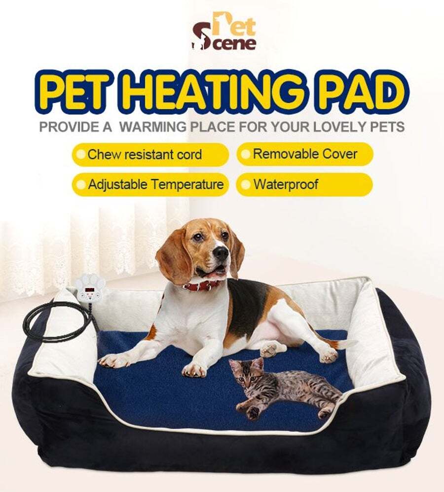 Pet Heating Pad Heating Mat Waterproof Electric Blanket Chewing