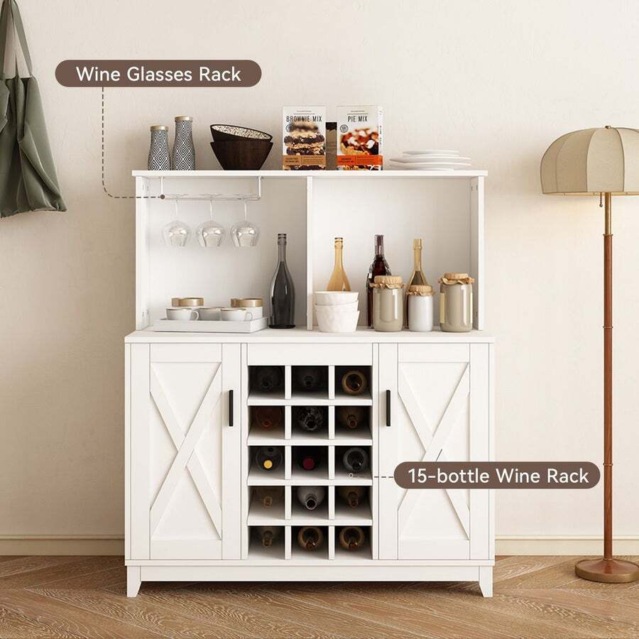 Buy Sideboard Buffet Table Kitchen Wine Bar Liquor Drinks Alcohol ...