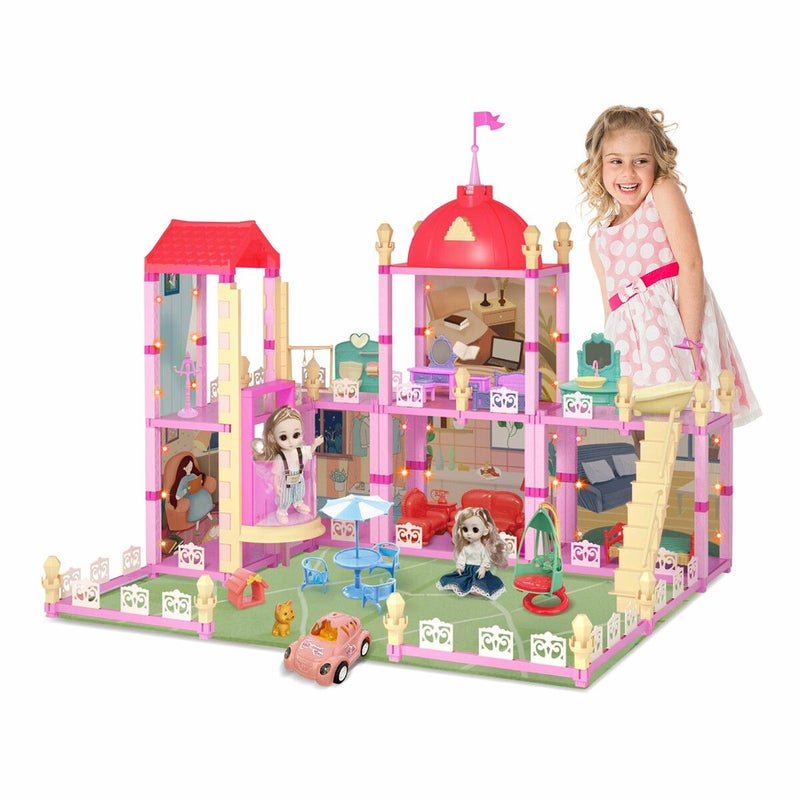 Buy Doll House Barbie Dream Play Furniture Playhouses Toys Dollhouse ...