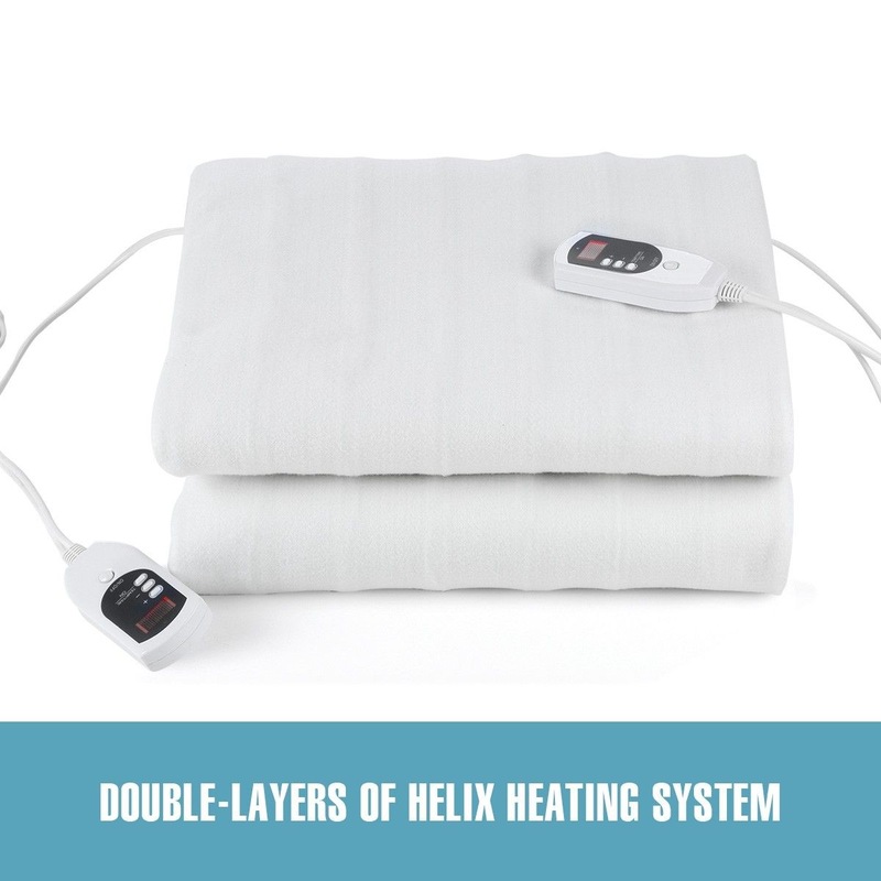 Buy Double Control Electric Blanket Lily Hill Queen Size MyDeal