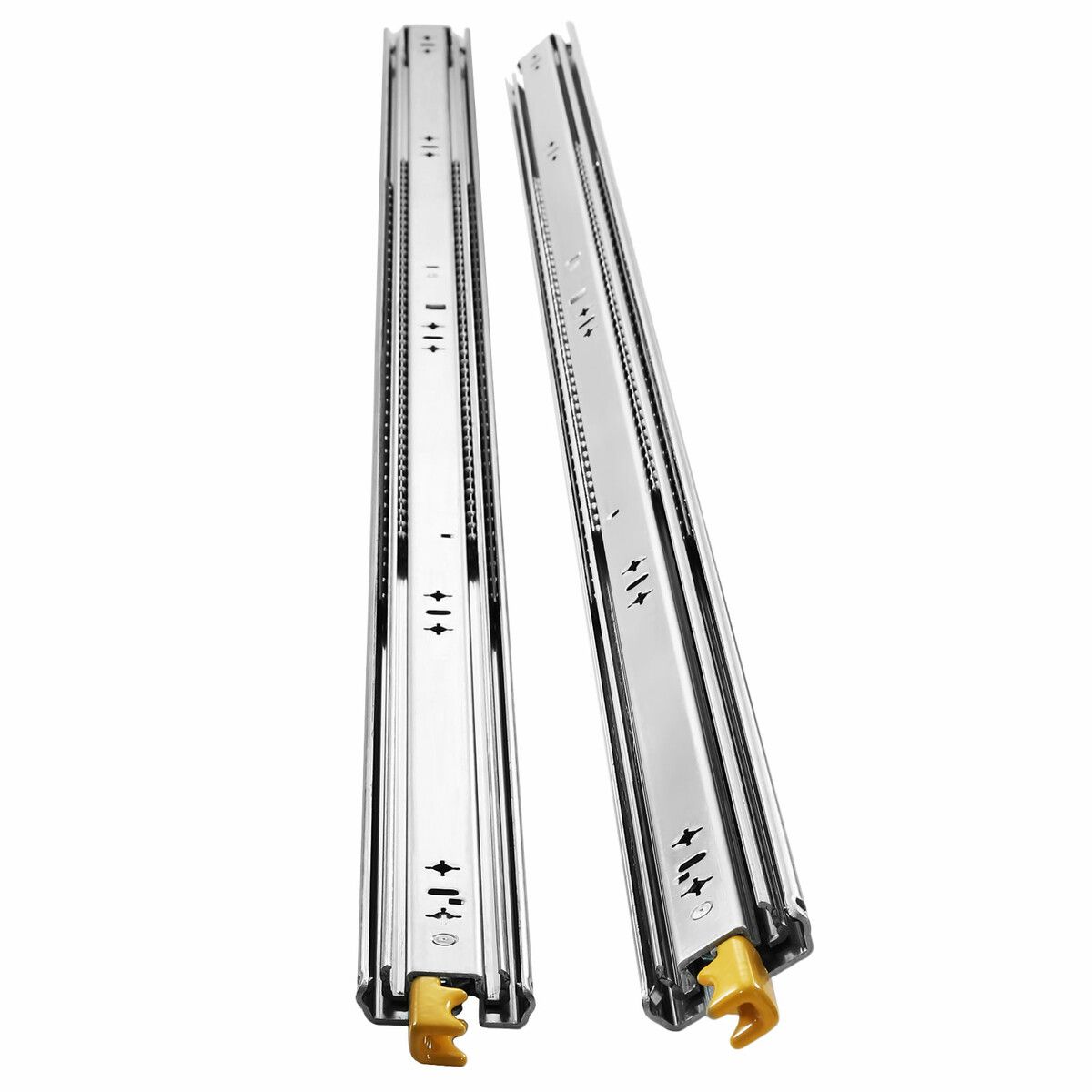 Drawer Runners Heavy Duty Slides Rails Cabinet Guide Locking Ball Bearing Track 125kg