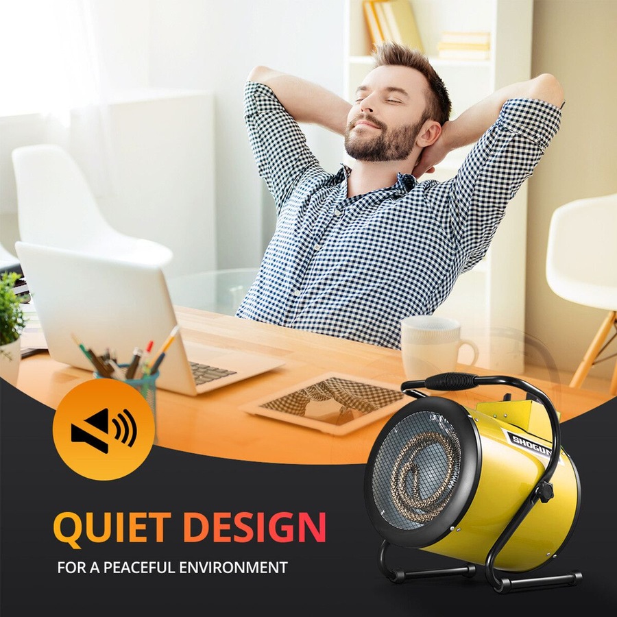 Electric Fan Heater Industrial Portable Room Space Carpet Dryer 3000W Hot Air Blower 2IN1 for Workshop Warehouse Office Fast Heating SAA Free Standing