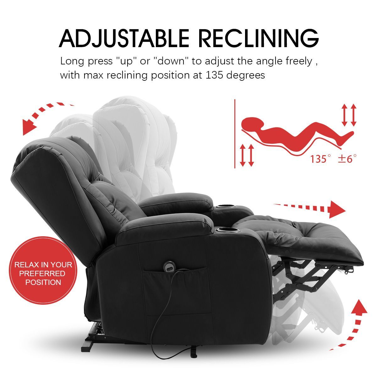 massage armchairs & accent chairs