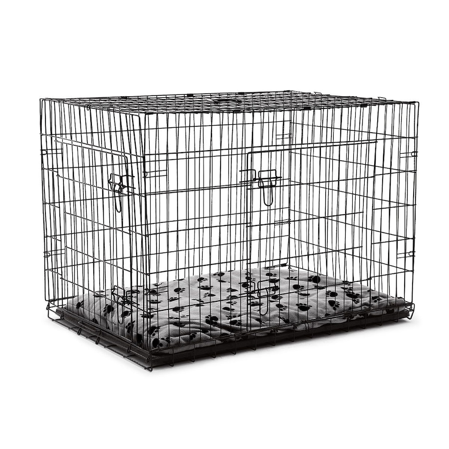 42” XL Dog Crate Cage Black