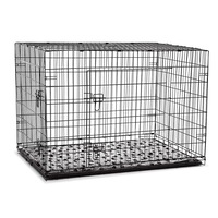 48 inch XL Dog Crate Cage Black