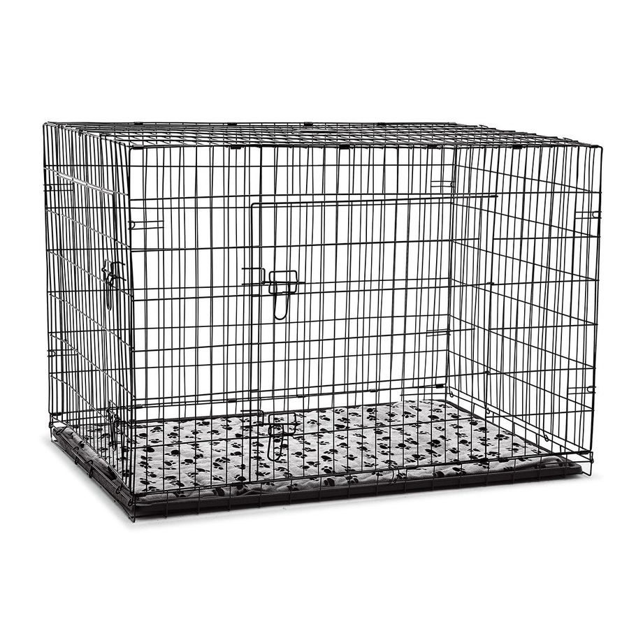48 inch XL Dog Crate Cage Black