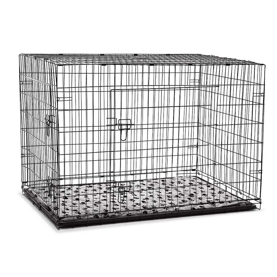 48 inch XL Dog Crate Cage Black