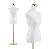 Female Mannequin Torso Display Stand Manikin Dress Form Dressmakers Sewing Fashion Tripod Base 164-180CM White