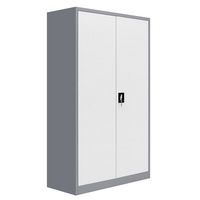 Steel Storage Cabinet Wardrobe Closet with a Lock door