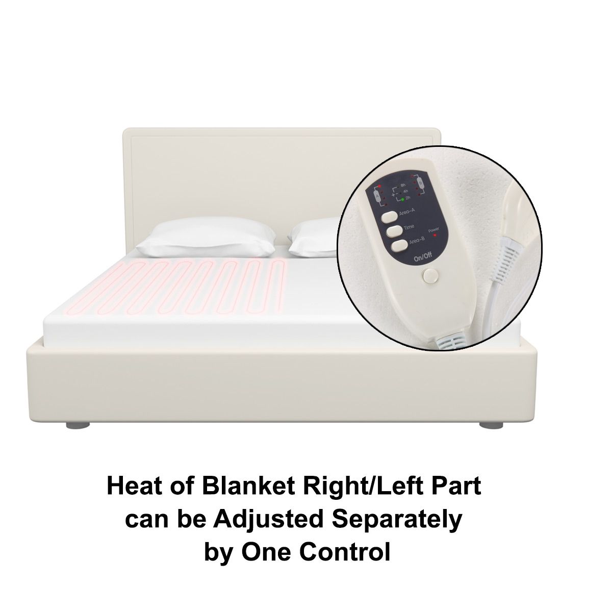 Heated deals adjustable bed