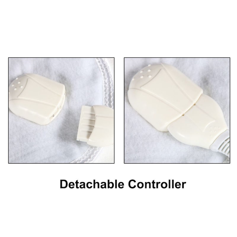 Buy Fitted Heated Electric Blanket with Dual ControlQueen Size MyDeal