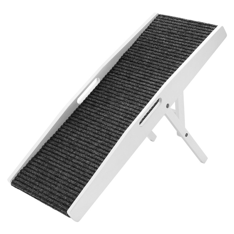 Buy Foldable Dog Stairs Pet Ramp Height Adjustable Ladder for Bed Sofa