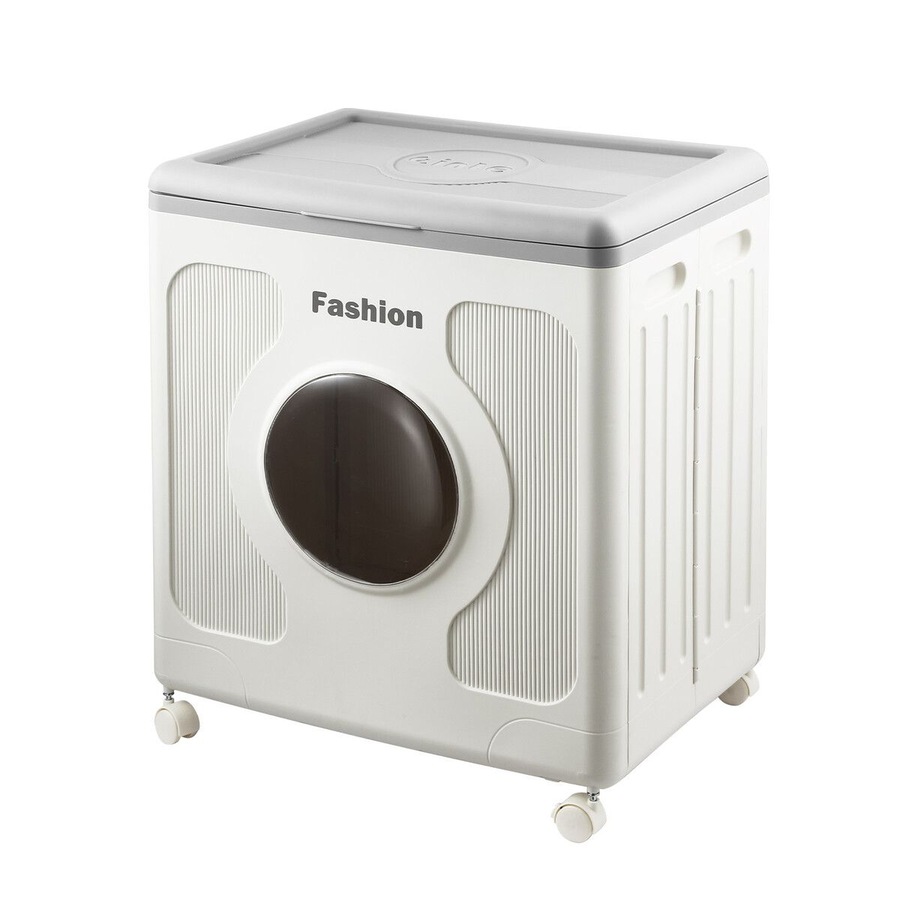 Foldable Storage Box Bin Large Plastic Collapsible Container Organiser Home Playroom for Kids Toys Stuffed Animal Clothes Bedding with Lid Wheels 145L