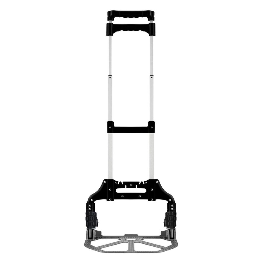 Folding Dolly Hand Truck Utility Luggage Cart Shopping Trolley Collapsible Foldable Telescopic Handle Moving Grocery Office Camping Portable Wheels